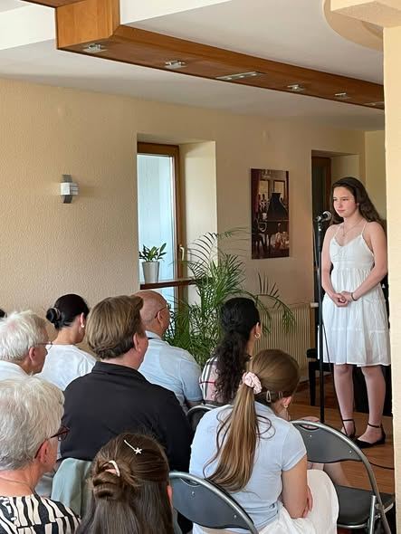 Gesang beim ersten Konzert Musikschule MUSE Aplerbeck